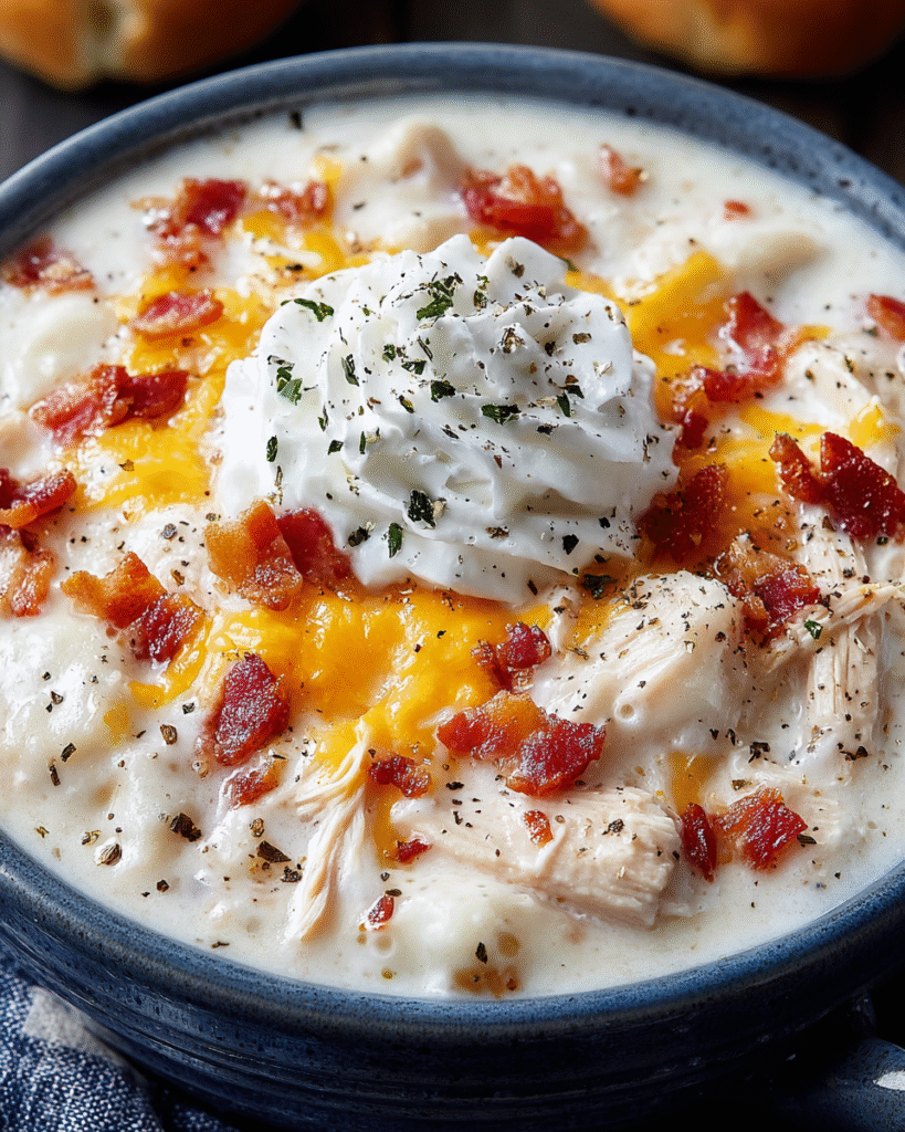 Professional food photography, real photography, photorealistic, of Marry Me Chicken Soup – A Hug in a Bowl, featuring flour, butter, milk, cream, salt, creamy and tender and light, close-up shot, macro photography, detailed view, natural lighting, soft daylight, window light, lifestyle photography, authentic moments, professional photography, high quality, tack sharp focus, crystal clear, extreme detail, high detail level, shot with professional DSLR camera, cozy atmosphere, Amateur photo from reddit. Taken with an iPhone 15 Pro --no digital art, 3d render, illustration, cartoon, anime, drawing, painting, cgi --ar 4:5 --p z44kuos srvb5hr