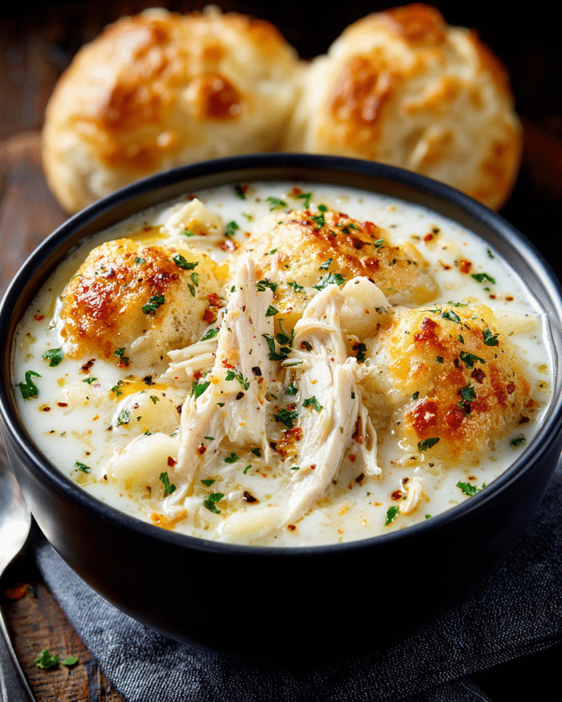 Professional food photography, real photography, photorealistic, of Marry Me Chicken Soup – A Hug in a Bowl, featuring flour, butter, milk, cream, salt, creamy and tender and light, close-up shot, macro photography, detailed view, natural lighting, soft daylight, window light, lifestyle photography, authentic moments, professional photography, high quality, tack sharp focus, crystal clear, extreme detail, high detail level, shot with professional DSLR camera, cozy atmosphere, Amateur photo from reddit. Taken with an iPhone 15 Pro --no digital art, 3d render, illustration, cartoon, anime, drawing, painting, cgi --ar 4:5 --p z44kuos srvb5hr