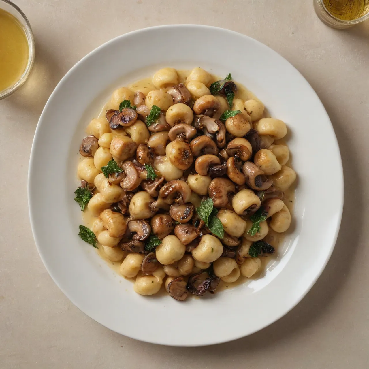 Brown Butter Sage Gnocchi with Wild Mushrooms