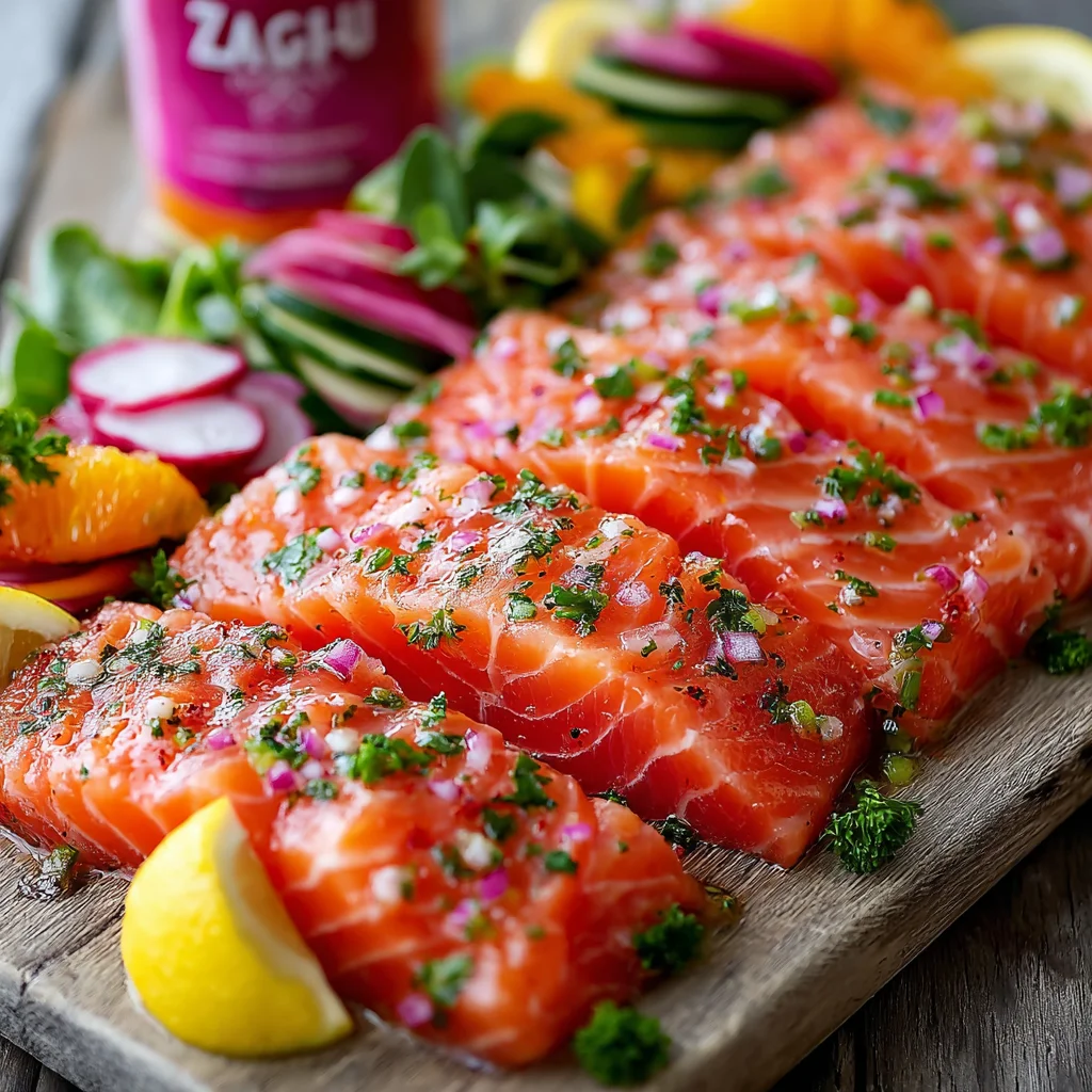 4. Yuzu and Ginger Salmon Ceviche