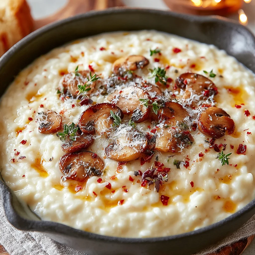 5. Black Truffle and Porcini Mushroom Risotto