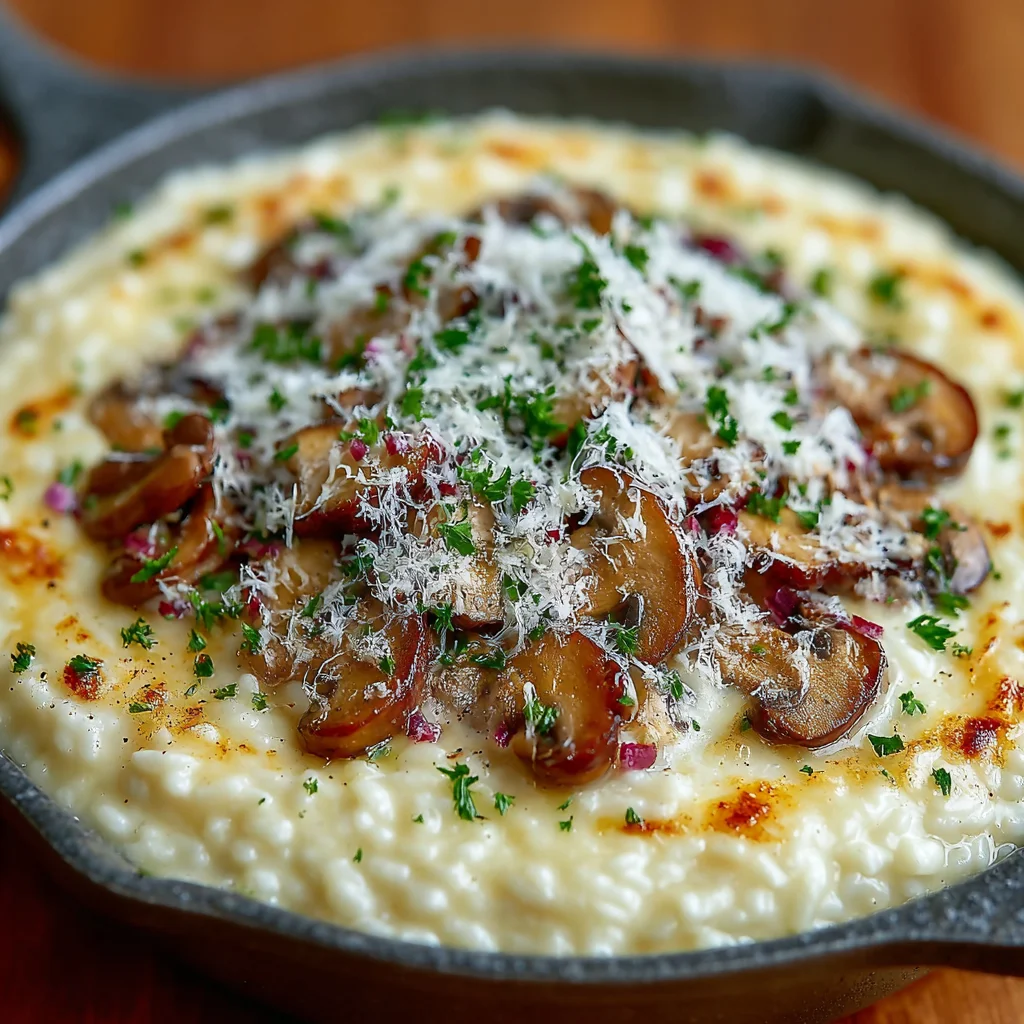5. Black Truffle and Porcini Mushroom Risotto
