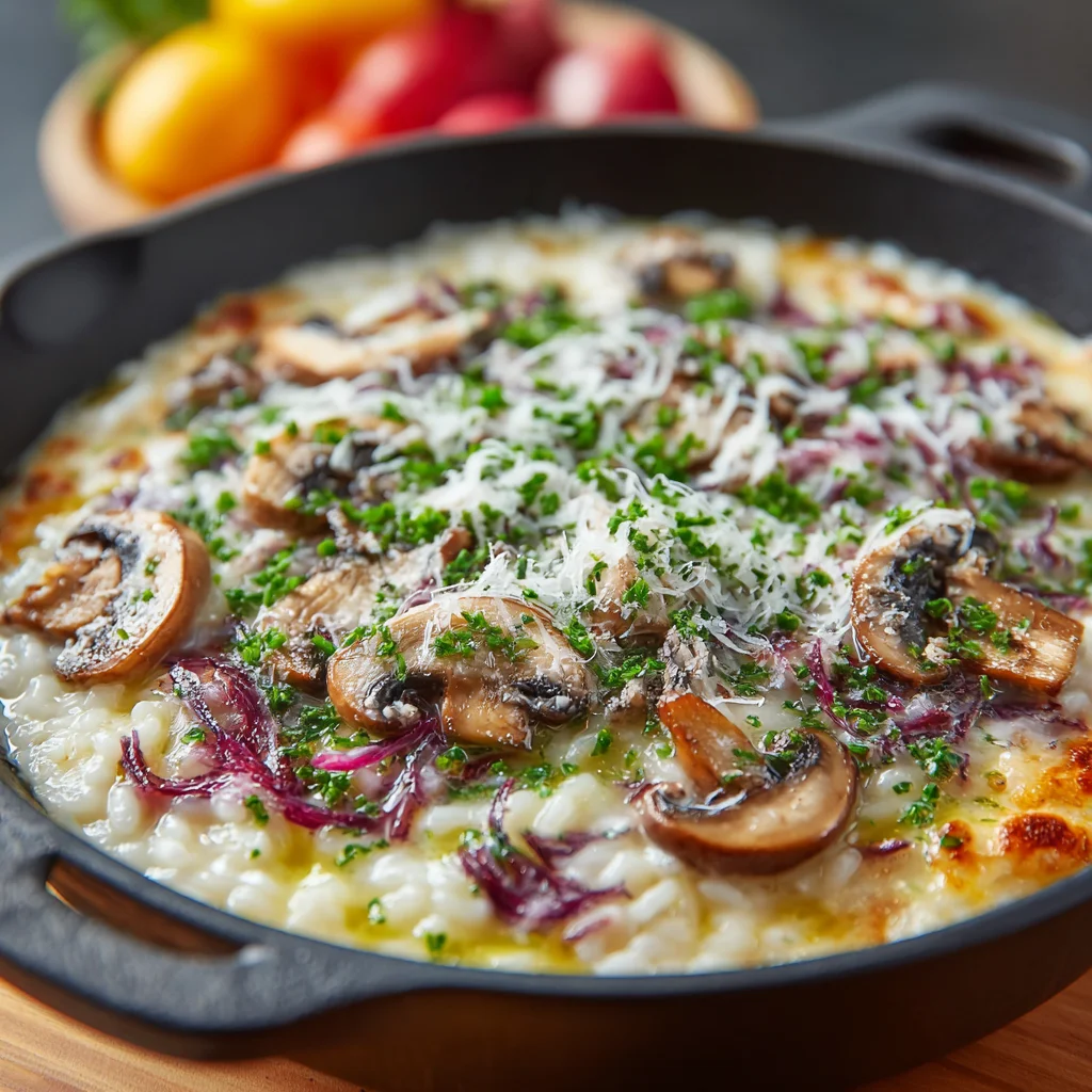 5. Black Truffle and Porcini Mushroom Risotto