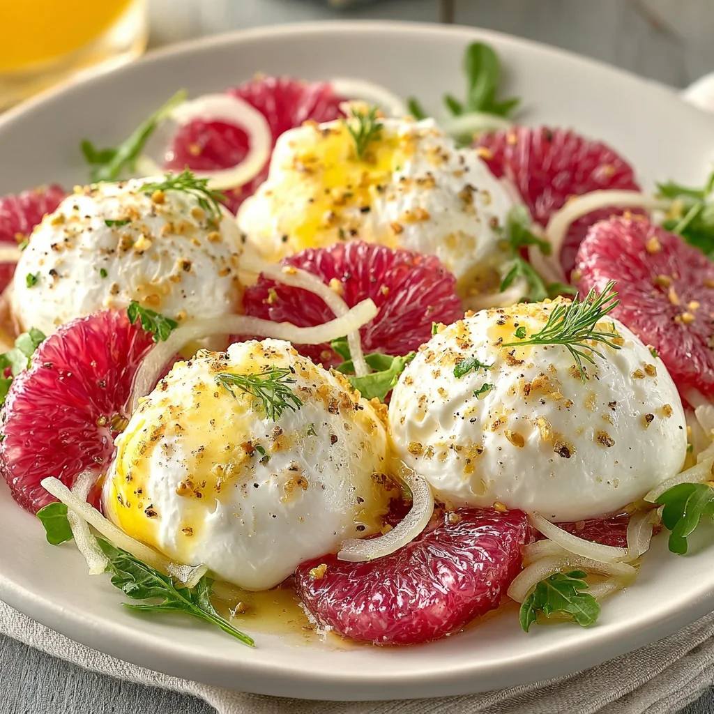 15. Burrata with Blood Orange, Fennel, and Olives