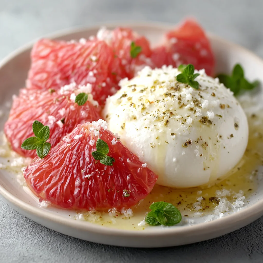 15. Burrata with Blood Orange, Fennel, and Olives