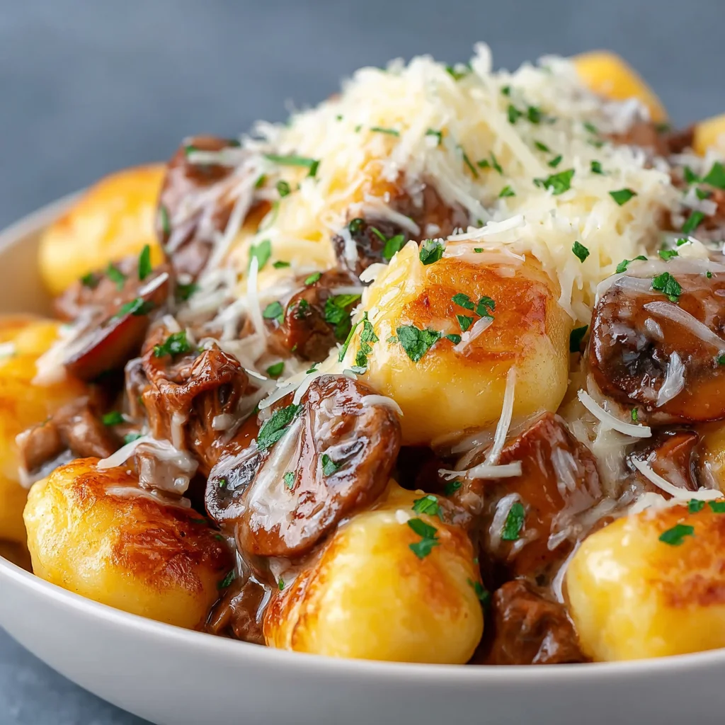 7. Brown Butter Sage Gnocchi with Wild Mushrooms