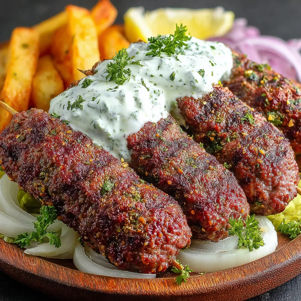 Za'atar Spiced Lamb Kofta with Minted Yogurt 10 11. Za'atar Spiced Lamb Kofta with Minted Yogurt