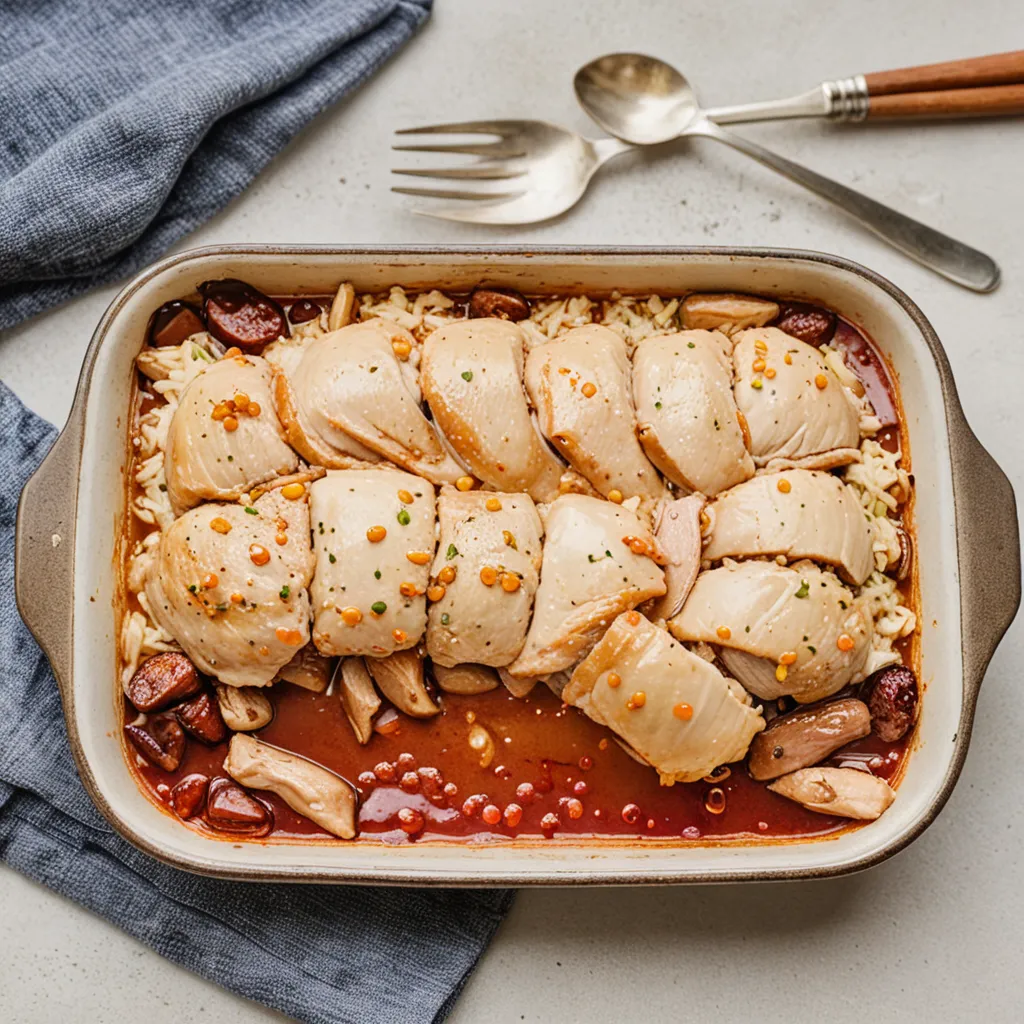 cuisfera 13 16. Clay Pot Chicken with Chinese Sausage and Shitake Mushrooms